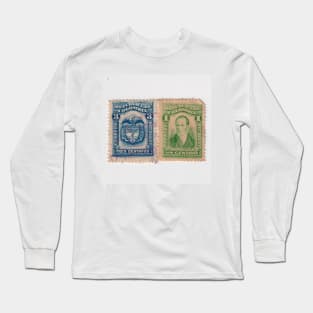 Colombia Stamps, 1920 & 1917 Long Sleeve T-Shirt